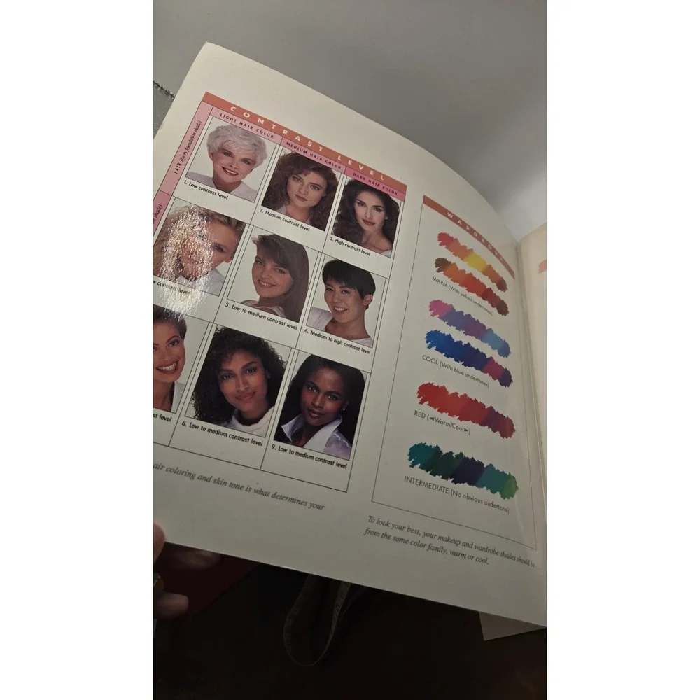 Vintage 1992 Mary Kay ColorLogic Glamour Shade Guide Consultant Book Kit